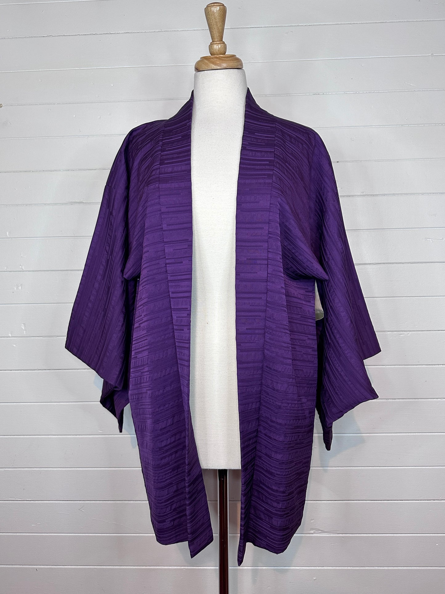 Vintage Silk Kimono Jacket - Mint Condition (One Size)