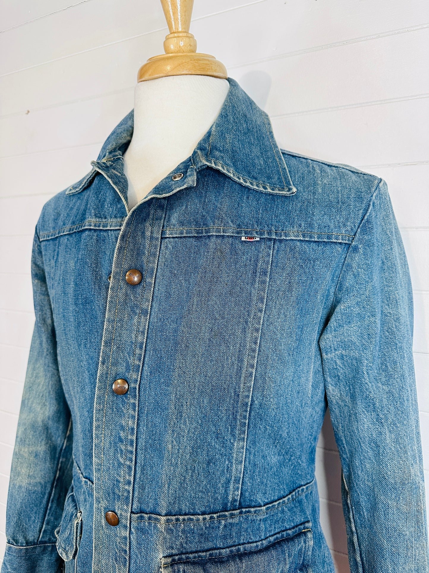 1970's GWG Denim Chore Jacket - Unisex - 40 Regular