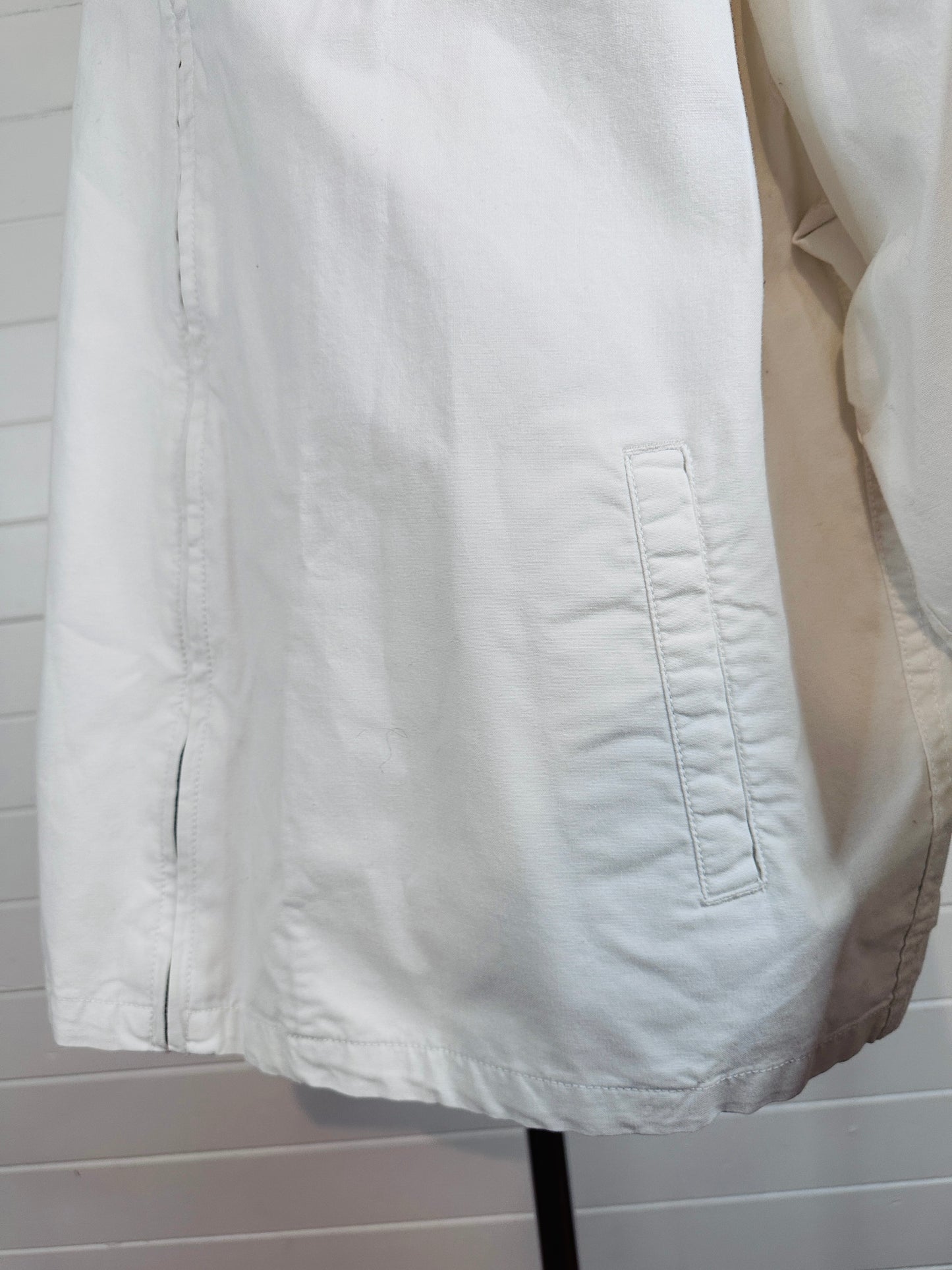 1990's - Y2K Ralph Lauren Polo White Cotton Jacket - Oversized Unisex (XXL)