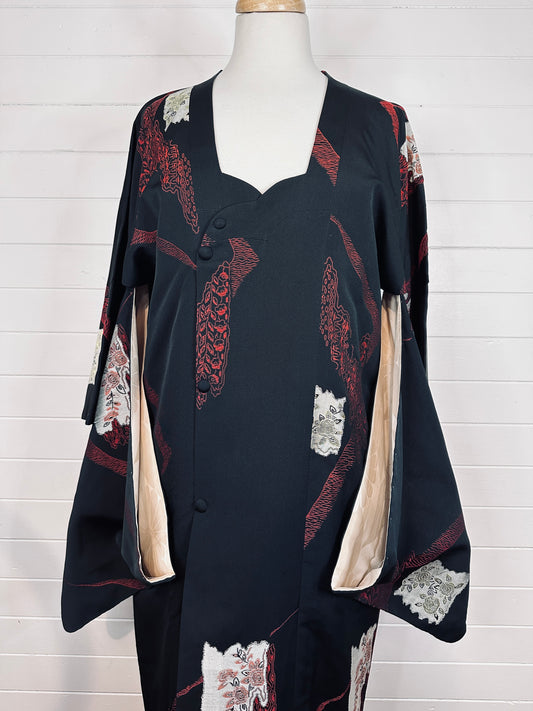 1940's Japanese Coat Dress (L)