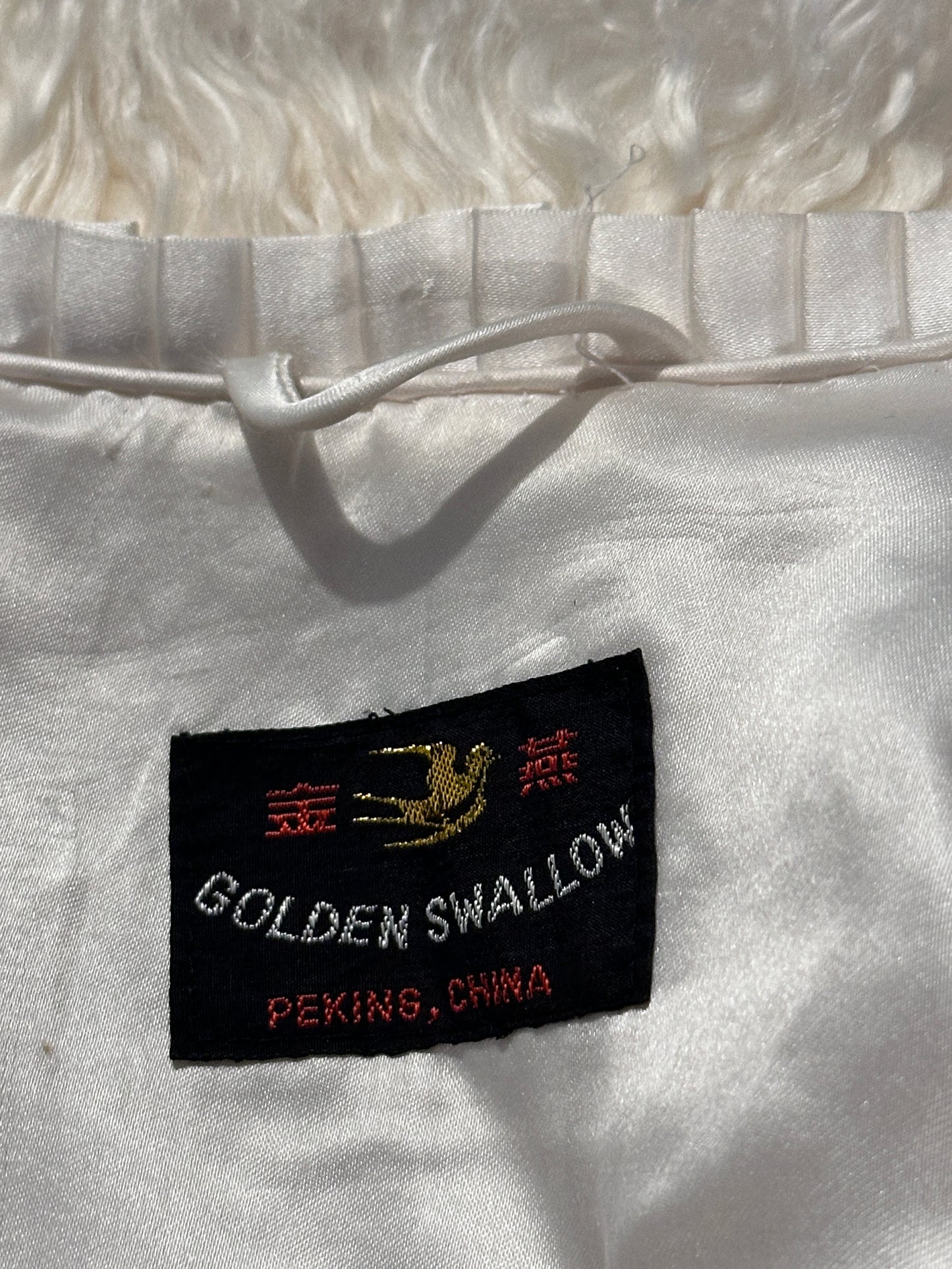 Rare 1970's Mongolian Lamb Boho Jacket by Golden Swallow (S-M)